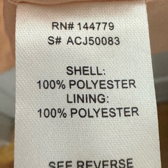 ACOA Peach Blazer Pockets Preppy Academia Size XL - Picture 4 of 4